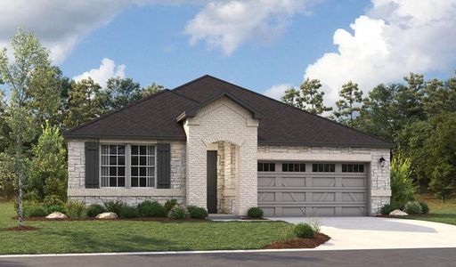 New construction Single-Family house 121 Plumbago Ln, Marble Falls, TX 78654 Agate- photo 0