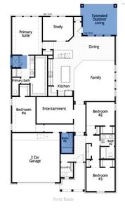 New construction Single-Family house 224 Moose Trail, Cibolo, TX 78108 Oxford Plan- photo 1 1