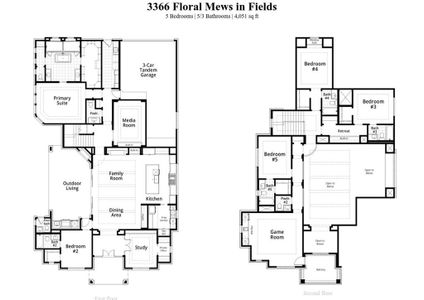 New construction Single-Family house 3366 Floral Mews, Frisco, TX 75033 Plan Giselle- photo 1 1