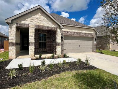 New construction Single-Family house 3036 Myrtle Sunset Drive, Katy, TX 77493 Hazelnut- photo 0