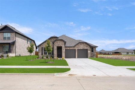 New construction Single-Family house 420 Burrow Drive, Waxahachie, TX 75167 Cottonwood U- photo 0