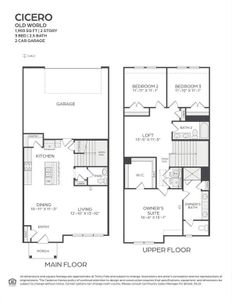 With wonderful entertaining spaces upstairs and down, our Cicero floor plan is the home for you!