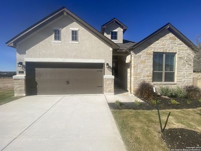 New construction Single-Family house 1608 Eaton Park, Bulverde, TX 78163 Johnson : 50-3126F.1- photo 0