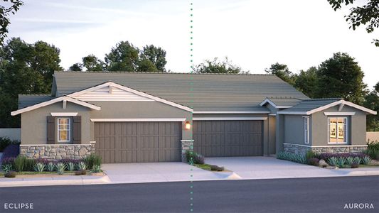 New construction Duplex house Aurora, 20975 West Pasadena Avenue, Buckeye, AZ 85396 - photo