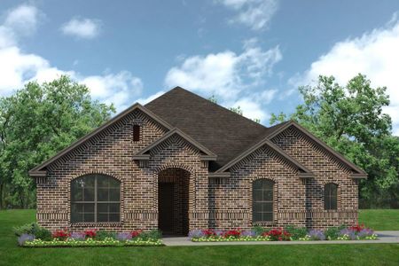 Elevation A with Outswing | Concept 2186 at Silo Mills - Select Series in Joshua, TX by Landsea Homes