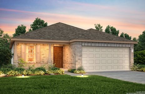New construction Single-Family house 10651 Mexia Avenue, San Antonio, TX 78252 Hewitt- photo 0