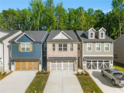 New construction Townhouse house 5121 Sidney Square Drive, Flowery Branch, GA 30542 Sawnee- photo 1 1