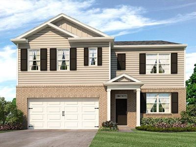 New construction Single-Family house 8285 Castleton Drive, Fairburn, GA 30213 HAYDEN- photo 0