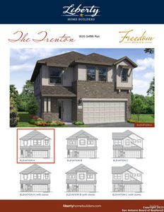 New construction Single-Family house 9520 Griffith Run, Converse, TX 78109 Trenton- photo 0
