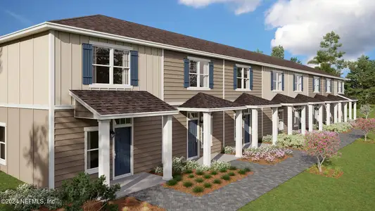 New construction Townhouse house 895 Rivertree Place, Middleburg, FL 32068 BAXTER- photo 1 1