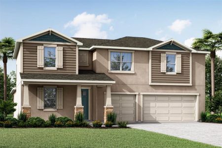 New construction Single-Family house 870 Asterfield Lane, Deland, FL 32720 Redbud- photo 0