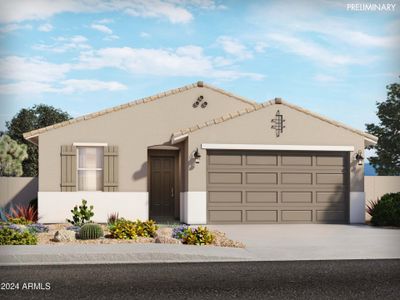 New construction Single-Family house 41750 W Sonoran Trail, Maricopa, AZ 85138 Leslie- photo 0