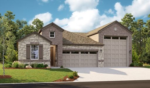 New construction Single-Family house Bronze, 105 Agave Point, Marble Falls, TX 78654 - photo