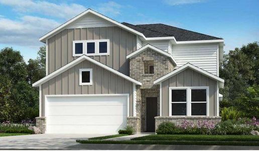 New construction Single-Family house 21822 Blue Daisy Court, Cypress, TX 77433 Lunaria- photo 0 0