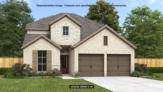 New construction Single-Family house 236 Menlo Bnd, Liberty Hill, TX 78642 2594W- photo 0