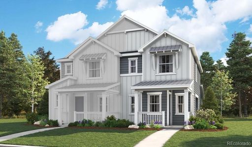 New construction Single-Family house 8847 Snake River Street, Littleton, CO 80125 Chicago- photo 0 0