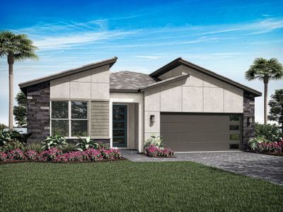 New construction Single-Family house 14197 Sw Britton Ave, Port St. Lucie, FL 34987 Meridian- photo 0
