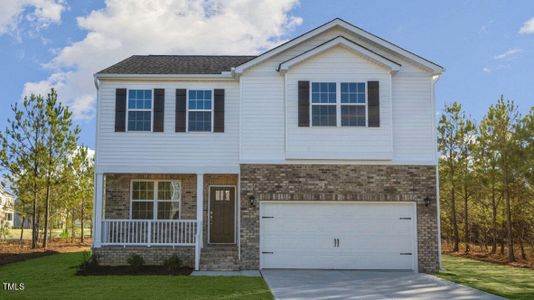 New construction Single-Family house 15 Hickory Hollow Circle, Youngsville, NC 27596 Penwell- photo