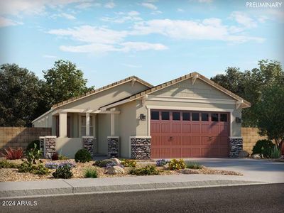 New construction Single-Family house 21760 N Lynn Street, Maricopa, AZ 85138 Bennett- photo 0