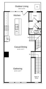 New construction Townhouse house 2531 Otto Lane, Charlotte, NC 28262 Vail III - photo