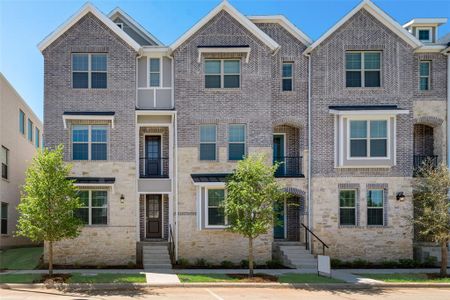 New construction Townhouse house 2475 Morningside Drive, Flower Mound, TX 75028 Bowie- photo 1 1