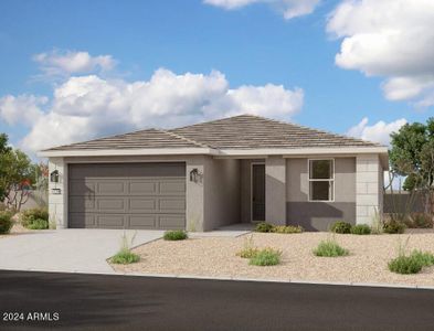 New construction Single-Family house 5522 W Summerside Road, Laveen, AZ 85339 Marigold Homeplan- photo 0