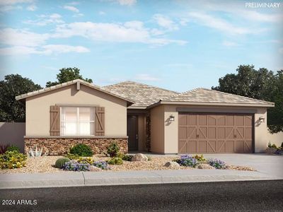 New construction Single-Family house 41580 W Coyote Run, Maricopa, AZ 85138 Amber- photo 0