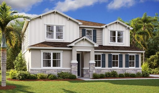 New construction Single-Family house 708 Wekiva Ridge Drive, Mount Dora, FL 32757 Ammolite- photo 0 0