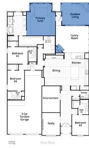 New construction Single-Family house 3021 Bristow Park, Bulverde, TX 78163 218 Plan- photo 1 1