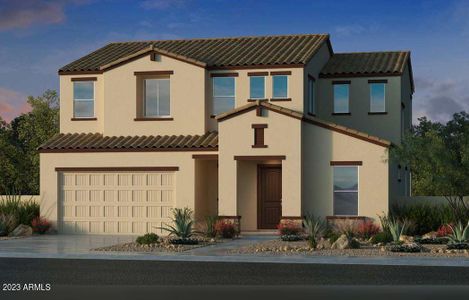 New construction Single-Family house 3842 E Fiesta Flower Lane, San Tan Valley, AZ 85140 Lowell- photo 0 0