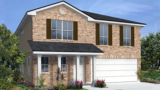 New construction Single-Family house The Tyler, 29504 Copper Crossing, Bulverde, TX 78163 - photo