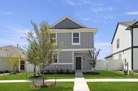 New construction Single-Family house 129 Bluestem Drive, Elgin, TX 78621 Harvest Ridge 1216- photo 0