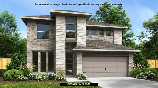 New construction Single-Family house 214 Ancient Murrelet Court, Magnolia, TX 77354 Design 2442P- photo 0 0