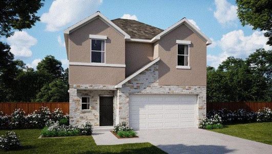 New construction Single-Family house 413 Bauer Loop, Liberty Hill, TX 78642 Eli Plan- photo 0 0