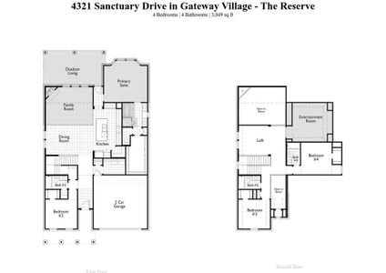 New construction Single-Family house 4321 Sanctuary Drive, Denison, TX 75020  Redford- photo 1 1