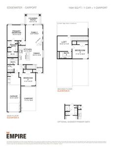 New construction Single-Family house 20603.B Haygrazer Way, Pflugerville, TX 78660 The Edgewater: Carport A- photo 1 1