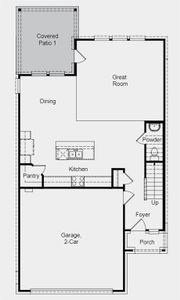 New construction Single-Family house 708 Drystone Trl, Liberty Hill, TX 78642 Cadence 2- photo