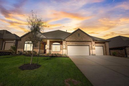 New construction Single-Family house 12924 French Quarter Drive, Willis, TX 77318 Sagewood A w/Stone and Study- photo 0 0