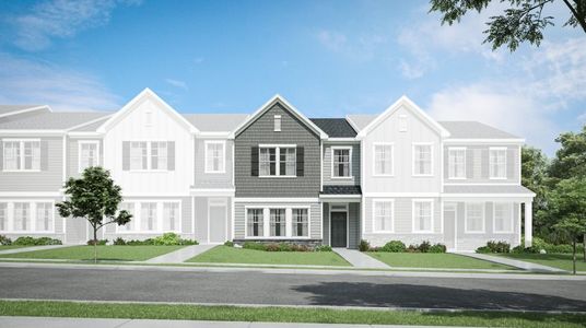 New construction Townhouse house Sutton, 1721 Golden Honey Drive, Wake Forest, NC 27587 - photo