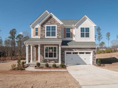 New construction Single-Family house 62 South Clearbrook Court, Angier, NC 27501 Wembley F- photo 0 0