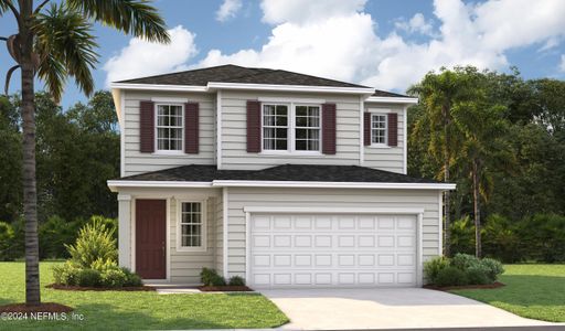 New construction Single-Family house 5720 Tomahawk Lake Drive, Jacksonville, FL 32254 Lynwood- photo 0