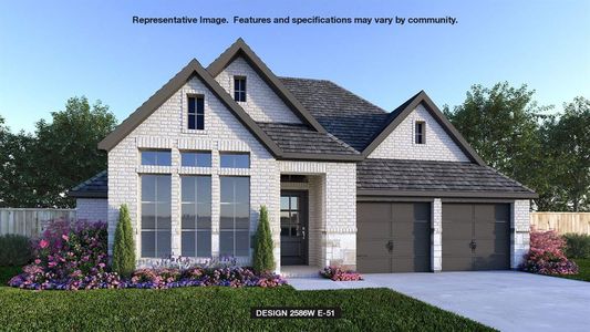 New construction Single-Family house 1504 Rodeo Ridge Dr, Georgetown, TX 78628 Design 2586W- photo 0