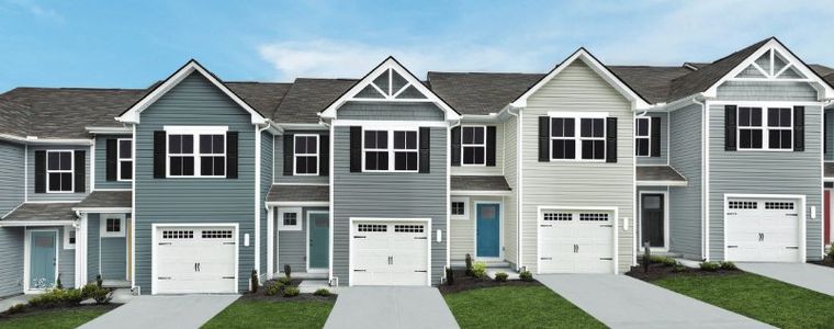 New construction Townhouse house 6708 Gibraltar Rock Drive, Raleigh, NC 27610 - photo 0 0