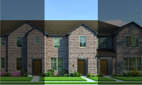 New construction Townhouse house 215 Wagon Spoke Way, Fort Worth, TX 76120 Travis 4B4 A- photo 0