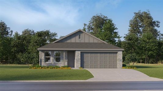 New construction Single-Family house 18695 Scopello Drive, New Caney, TX 77357 Pearce- photo 0 0