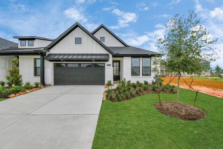 New construction Townhouse house 7718 Leaping Stag Lane, Katy, TX 77493 - photo 0