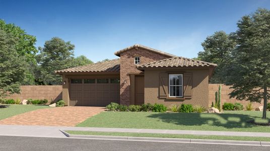 New construction Single-Family house 15740 W Kendall St, Goodyear, AZ 85338 Sage Plan 4022- photo 0