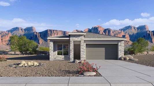New construction Single-Family house Mockingbird, 5942 East Cat Balue Drive, Phoenix, AZ 85054 - photo