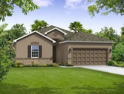 New construction Single-Family house 34999 Mulrion Drive, Zephyrhills, FL 33541 - photo 0