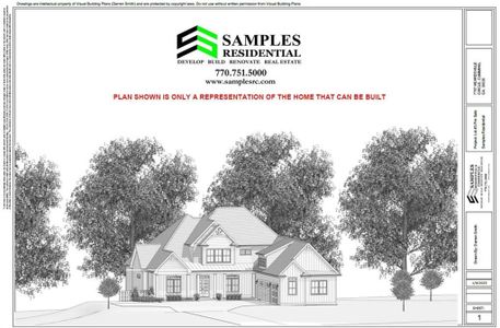 New construction Single-Family house 7707 Heardsville Circle, Cumming, GA 30028 - photo 0